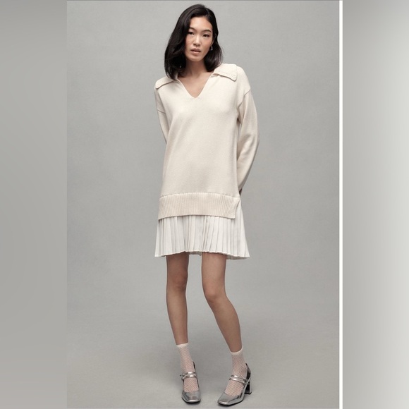 English Factory Dresses & Skirts - NWT English Factory Twofer Sweater Dress, sz L